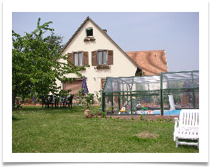 Location chambres d'hôtes avec piscine en Alsace